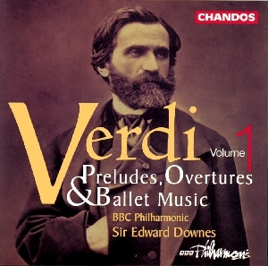 Couverture PRELUDES, OUVERTURES & MUSIQUE DE BALLET (VOL.1) de Giuseppe VERDI