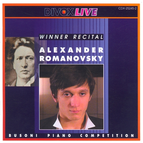 Couverture BUSONI PIANO COMPETITION 2001