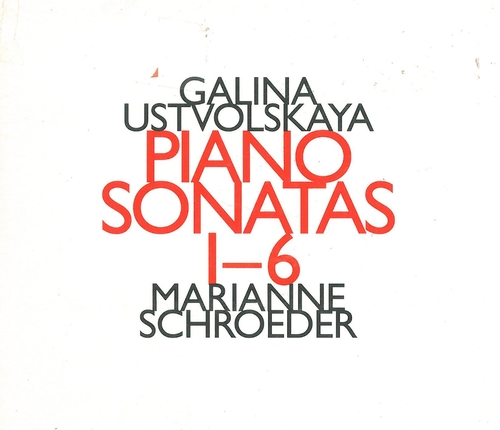 Couverture SONATES PIANO 1-6 de Galina USTWOLSKAJA