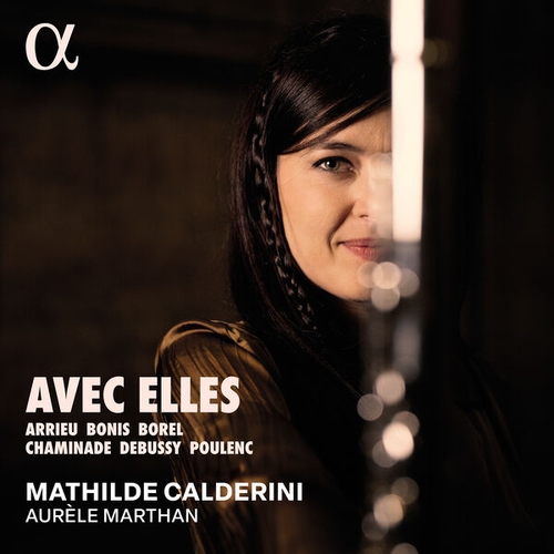 Couverture AVEC ELLES - ARRIEU,BONIS,BOREL,CHAMINADE,DEBUSSY,POULENC