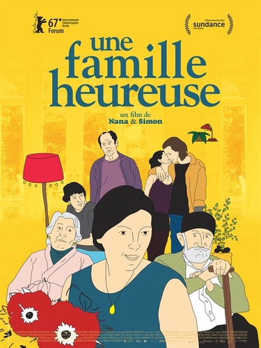 Couverture UNE FAMILLE HEUREUSE de Nana EKVTIMISHVILI