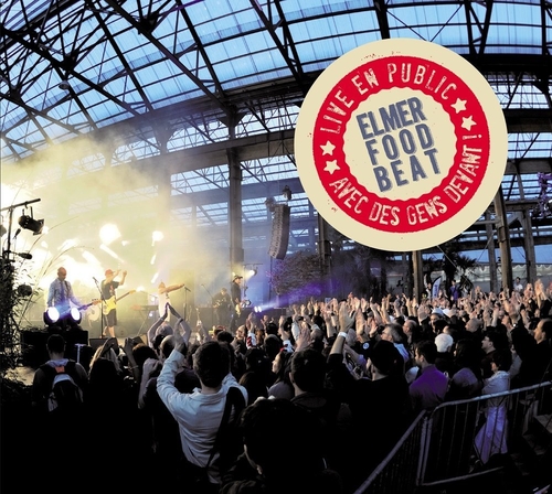 Couverture LIVE EN PUBLIC AVEC DES GENS DEVANT! de ELMER FOOD BEAT