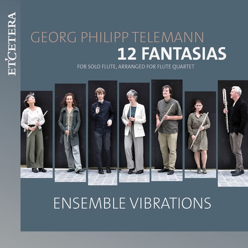 Couverture 12 FANTAISIES FLÛTE (ARR. QUATUOR FLÛTES) de Georg Philipp TELEMANN