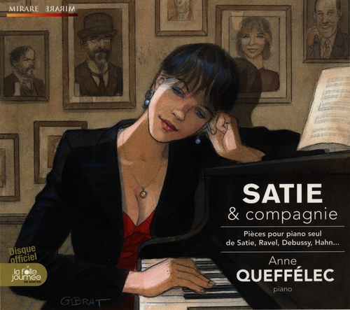 Couverture ANNE QUEFFELEC: SATIE & COMPAGNIE de Erik SATIE