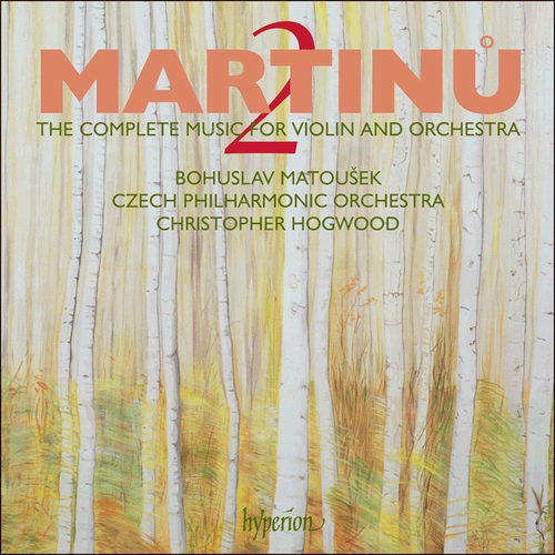 Couverture COMPLETE MUSIC FOR VIOLIN AND ORCHESTRA VOL.2 de Bohuslav MARTINU