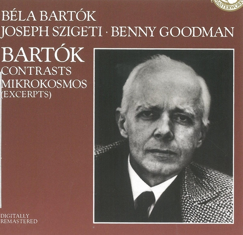 Couverture CONTRASTES / MIKROKOSMOS (EXTRAITS) de Béla BARTOK