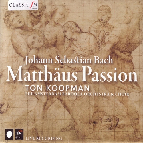 Couverture PASSION SELON ST.MATHIEU de Johann Sebastian BACH