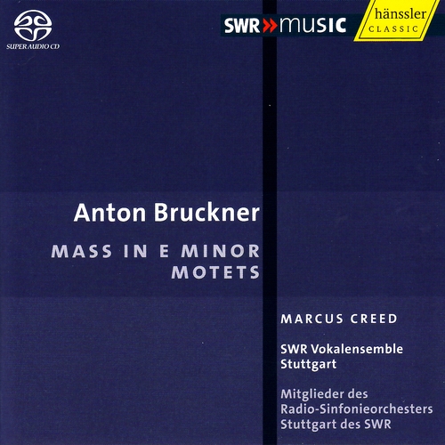 Couverture MOTETS / MESSE EN MI de Anton BRUCKNER