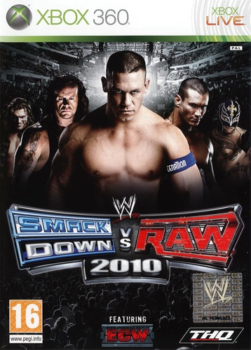 Couverture WWE SMACKDOWN VS RAW 2010 - XBOX360