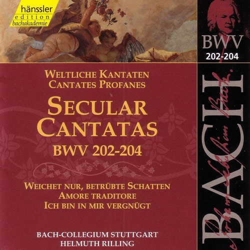 Couverture CANTATE: 202-204 de Johann Sebastian BACH