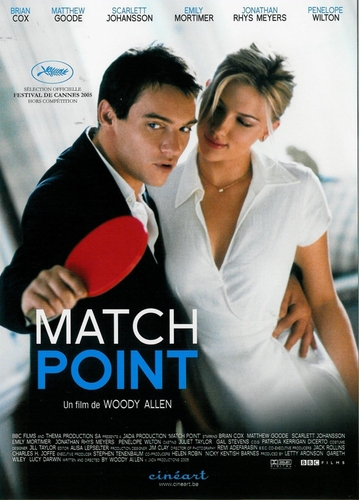 Couverture MATCH POINT de Woody ALLEN