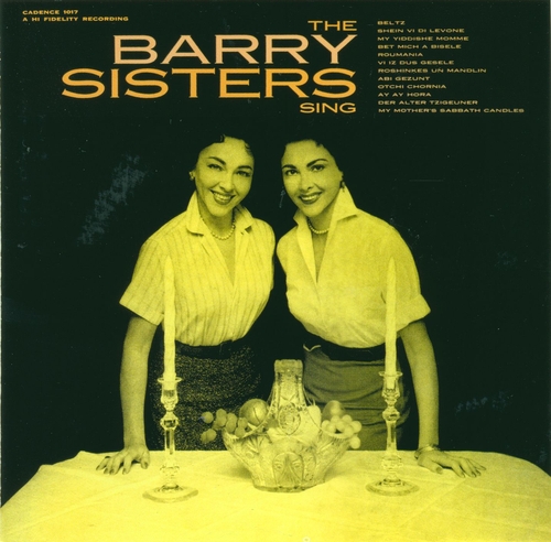 Couverture THE BARRY SISTERS SING de THE BARRY SISTERS