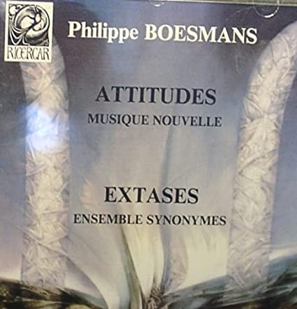Couverture ATTITUDES / EXTASES de Philippe BOESMANS