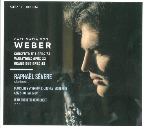 Couverture CONCERTO CLARINETTE 1 / FARIATIONS OP.33 / GRAND DUO OP.48 de Carl Maria von WEBER