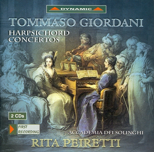 Couverture CONCERTOS CLAVECIN OP.23 & 33 de Tommaso GIORDANI