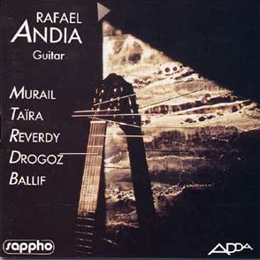 Couverture GUITARE CONTEMPORAINE - MURAIL, TAIRA, REVERDY,DROGOZ,BALLIF