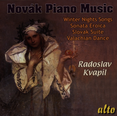 Couverture PIANO MUSIC de Vitezslav NOVAK