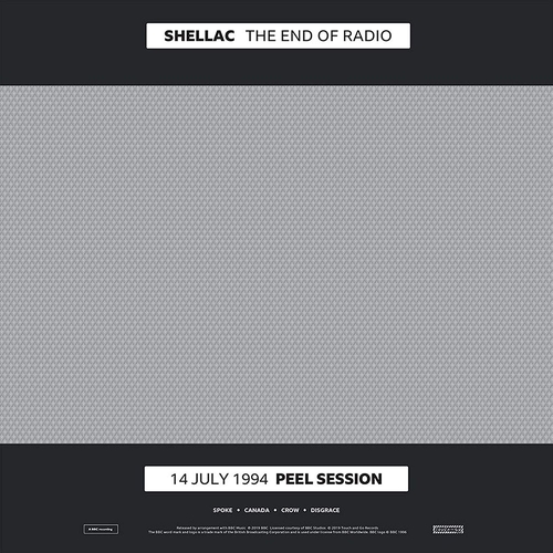 Couverture THE END OF RADIO de SHELLAC