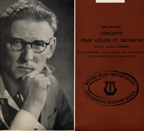 Couverture CONCERTO VIOLON de René DEFOSSEZ