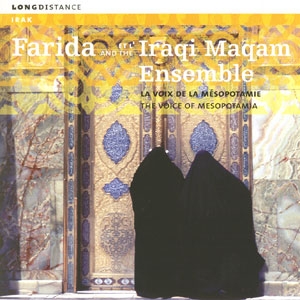 Couverture LA VOIX DE LA MESOPOTAMIE de FARIDA & L'IRAQI MAQAM ENSEMBLE
