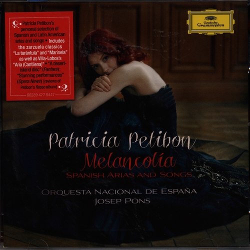 Couverture PATRICIA PETIBON: MELANCOLIA