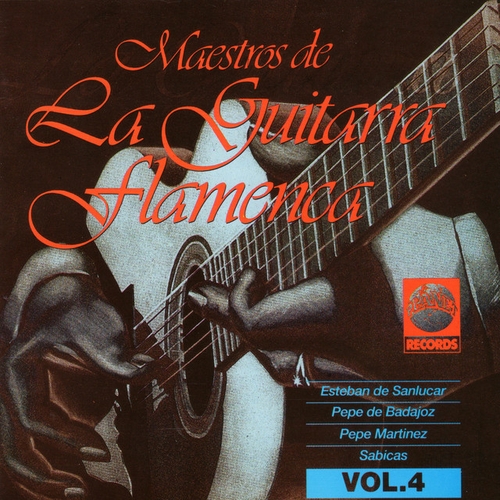 Couverture MAESTROS DE LA GUITARRA FLAMENCA, VOL.4