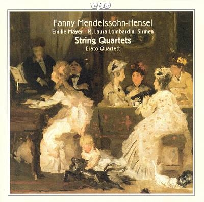 Couverture QUATUOR CORDES (+ MAYER, LOMBARDINI-SIRMEN) de Fanny MENDELSSOHN-BARTHOLDY