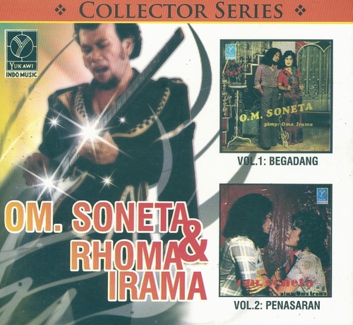 Couverture BEGADANG VOL.1 / PENASARAN VOL.2 COLLECTOR SERIES de ORKES MELAYU SONETA & RHOMA IRAMA