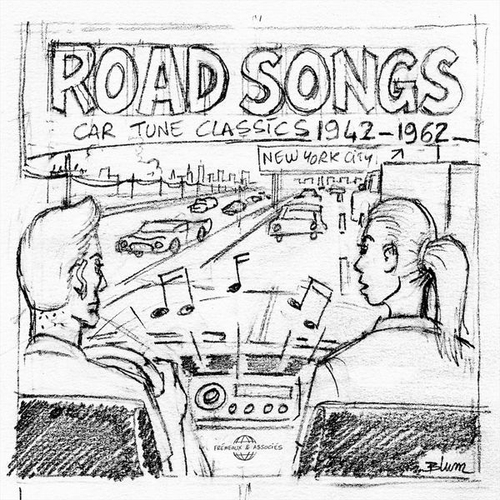 Couverture ROAD SONGS : CAR TUNE CLASSICS 1942-1962