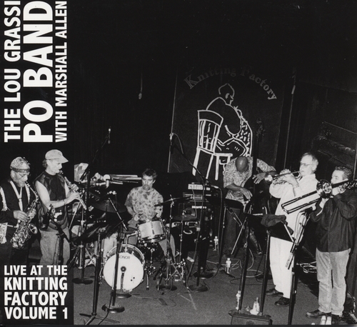 Couverture LIVE AT THE KNITTING FACTORY, VOL.1 de Lou GRASSI PO BAND