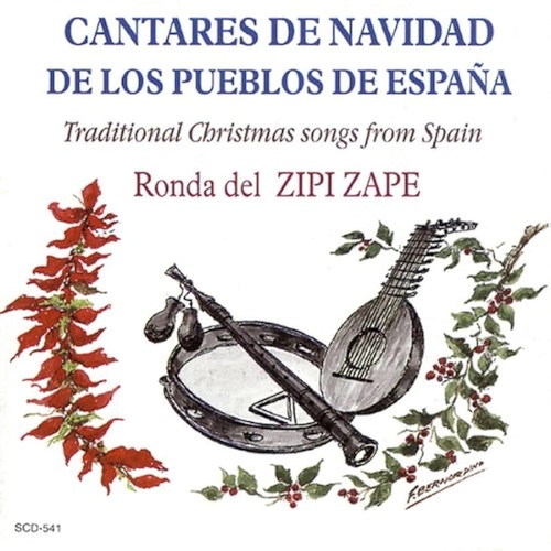 Couverture CANTARES DE NAVIDAD DE LOS PUEBLOS DE ESPAÑA de RONDA DEL ZIPI ZAPE