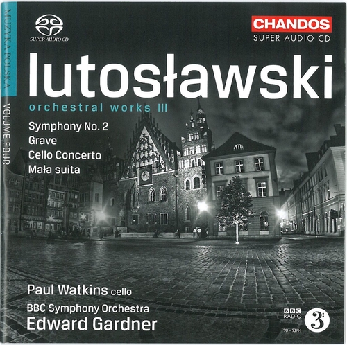 Couverture SYMPHONIE 2/ MALA SUITA/ CONCERTO VIOLONCELLE/ GRAVE de Witold LUTOSLAWSKI