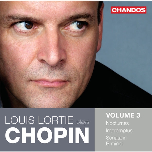 Couverture LOUIS LORTIE PLAYS CHOPIN VOL.3 de Fryderyk [Frédéric] CHOPIN