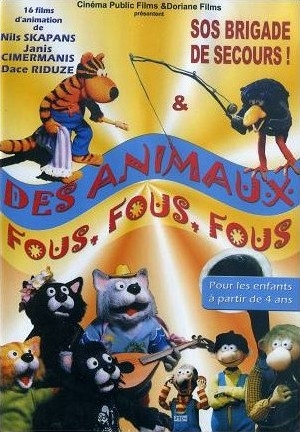 Couverture DES ANIMAUX FOUS, FOUS, FOUS de Nils SKAPANS
