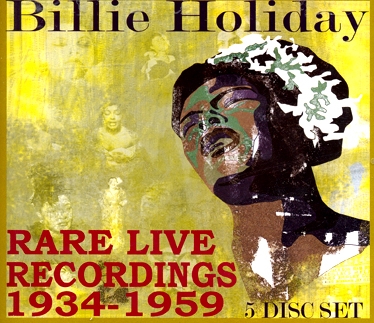 Couverture RARE LIVE RECORDINGS 1934-1959 de Billie HOLIDAY