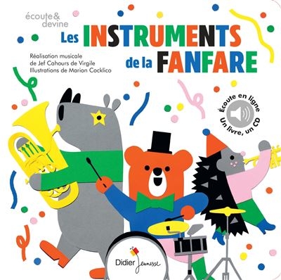 Couverture LES INSTRUMENTS DE LA FANFARE de Jef CAHOURS DE VIRGILE