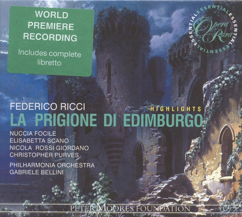 Couverture LA PRIGIONE DI EDIMBURGO (SÉLECTION) de Federico RICCI