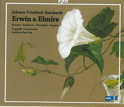 Couverture ERWIN UND ELMIRE de Johann Friedrich REICHARDT