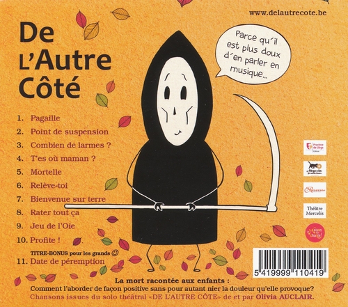 Couverture DE L'AUTRE CÔTÉ de Olivia AUCLAIR