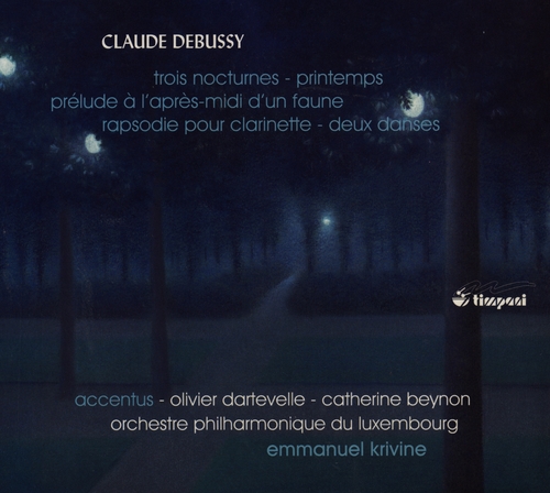 Couverture NOCTURNES / PRINTEMPS / PRÉLUDE À L'APRÈS-MIDI D'UN FAUNE... de Claude DEBUSSY