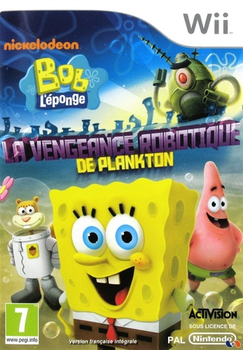 Couverture BOB L'EPONGE : LA VENGEANCE ROBOTIQUE DE PLANKTON