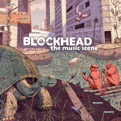 Couverture THE MUSIC SCENE de BLOCKHEAD