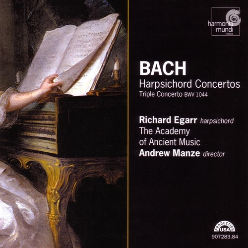 Couverture CONCERTOS CLAVECIN / TRIPLE CONCERTO de Johann Sebastian BACH