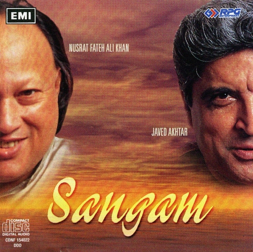 Couverture SANGAM de Nusrat Fateh Ali KHAN & JAVED AKHTAR