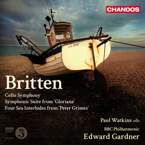 Couverture CELLO SYMPHONY / SYMPH.SUITE GLORIANA / 4 SEA INTERLUDES de Benjamin [Lord] BRITTEN