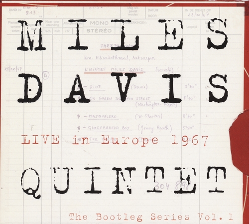 Couverture LIVE IN EUROPE 1967 (THE BOOTLEG SERIES VOL.1) de Miles DAVIS QUINTET