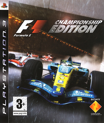 Couverture FORMULA 1 CHAMPIONSHIP EDITION - PS3