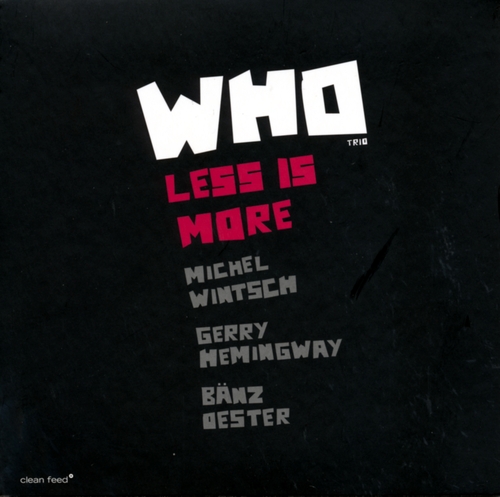 Couverture LESS IS MORE de WHO TRIO