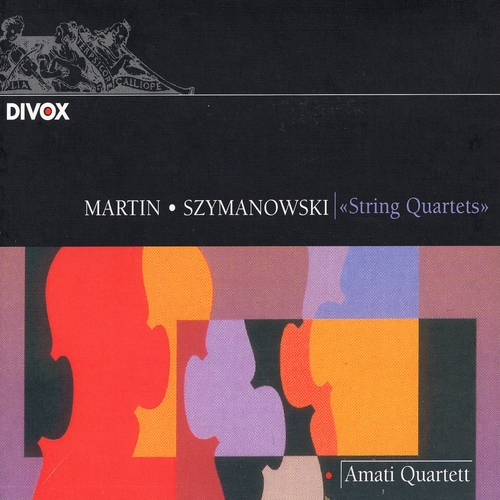 Couverture QUATUOR CORDES (1966/7) (+ HALLER, VOGEL, KELTERBORN) de Frank MARTIN