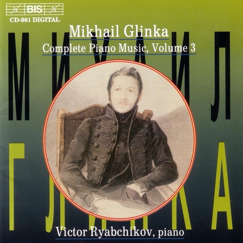 Couverture PIANO (VOL.3) de Mikhail Ivanovich GLINKA
